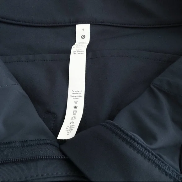 Lululemon City Sleek 5 Pocket High Rise  Pant 30" True Navy Dark Blue - Picture 12 of 16